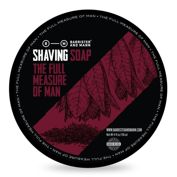 Jabón de afeitar Barrister and Mann La Medida Completa del Hombre 118ml