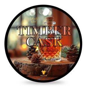 Jabón de afeitar Wholly Kaw crema fresca Timber Cask 165gr