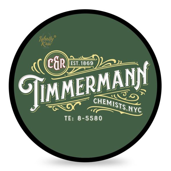 Jabón de afeitar Wholly Kaw Timmermann Verde 114gr