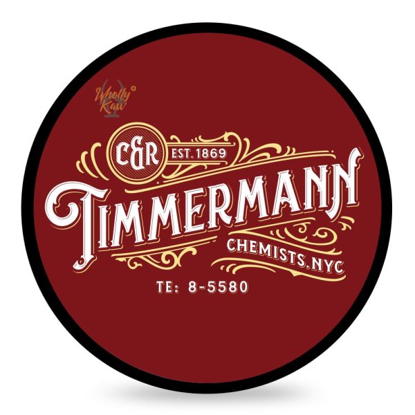Jabón de afeitar Wholly Kaw Timmermann Rojo 114g
