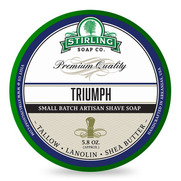 sapone-barba-triumph-stirling-soap-company.jpg Stirling Soap Company crema de afeitar triunfo afeitado 170ml