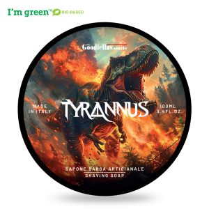 sapone-barba-tyrannus-the-goodfellas-smile.jpg Jabón de afeitar La sonrisa de Goodfellas Tyrannus fórmula AJ1 100ml