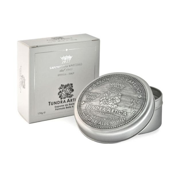 sapone-da-barba-tundra-artica-ciotola-alluminio-saponificio-varesino.jpg Jabón de afeitar Saponificio Varesino en bol tundra artica 4.3 150gr