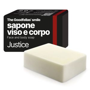 saponetta-justice-thegoodfellasmile.jpg Jabón para rostro y cuerpo La Sonrisa de Goodfellas Justice 100gr