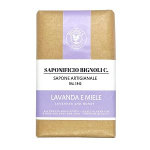 saponetta-lavanda-miele-saponificio-bignoli.jpg Saponificio Bignoli jabón para manos y cuerpo Lavanda y Miel 150g