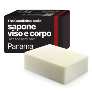 saponetta-panama-thegoodfellasmile.jpg Jabón para rostro y cuerpo La Sonrisa de Goodfellas Panamá 100gr