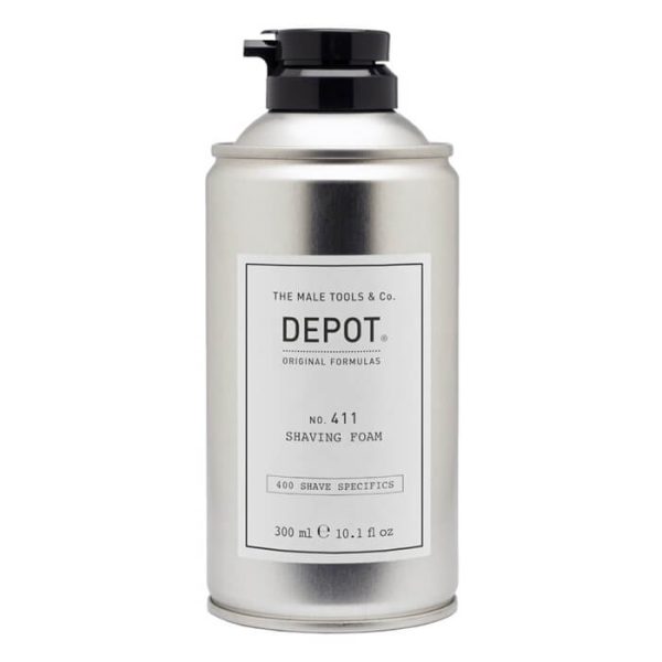 schiuma-barba-emoliente-411-depot.jpg Depósito 411 espuma de afeitar 300ml