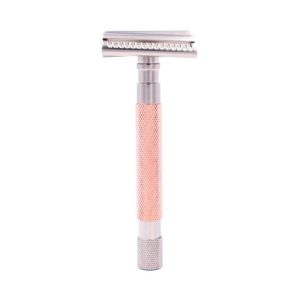 semislantrgok.jpg Maquinilla de afeitar Parker semi slant oro rosa