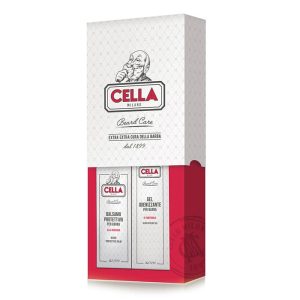 Cella Milano set cuidado de la barba bálsamo protector y gel higienizante