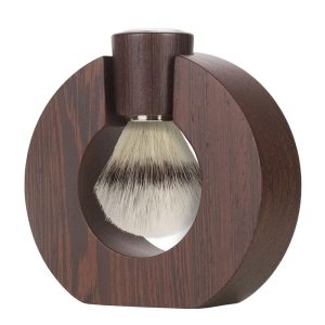 set-pennello-da-barba-sphaera-in-legno-wenge-mondial-1908.jpg Mondial Sphaera Set Brocha de Afeitar Punta Plata Wengé
