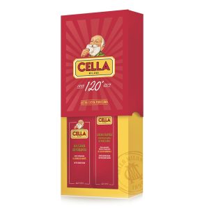 Set de afeitado Cella compuesto por crema rápida y bálsamo para después del afeitado