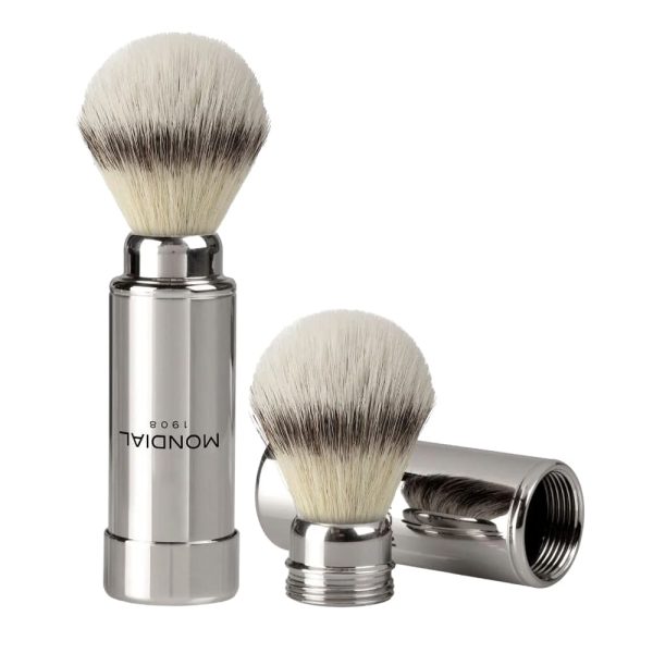 set-viaggio-ecosilvertip-pennello-rasoio-custodia-pelle-toscana-mondial-1908_2.jpg Set de afeitado Mondial de viaje con brocha EcoSilvertip, maquinilla de afeitar y estuche de piel negro