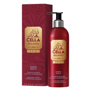shampoo-barba-delicato-condizionante-riserva-fresco-cella-milano-epic.jpg Cella Milano Epic champú para barba Riserva Fresco 175ml