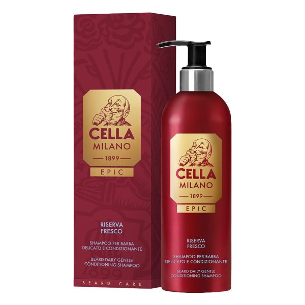 shampoo-barba-delicato-condizionante-riserva-fresco-cella-milano-epic.jpg Cella Milano Epic champú para barba Riserva Fresco 175ml