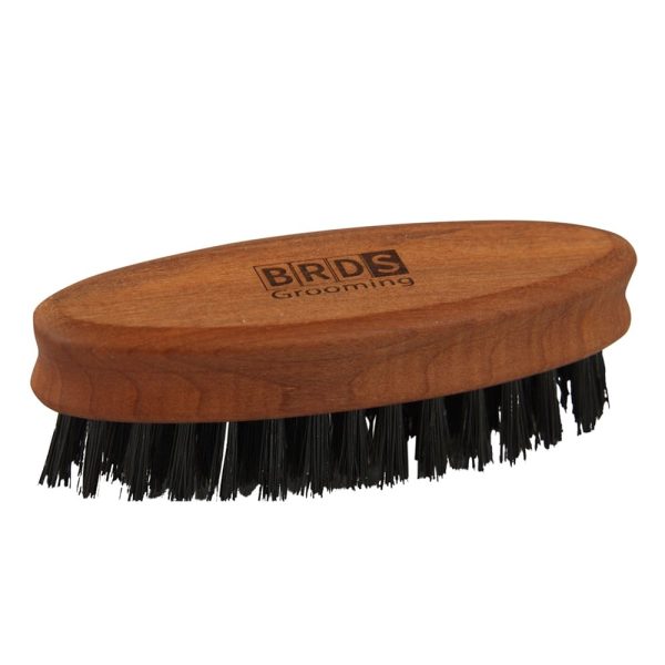 BRDS cepillo para barba tamaño viaje cerdas de jabalí