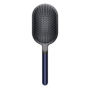 Cepillo de pelo Dyson plano negro y azul oscuro