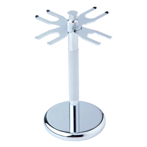 stand-4-rasoi-sicurezza-pearl-shaving.jpg Soporte perla para maquinillas de afeitar de metal cromado 4 ranuras