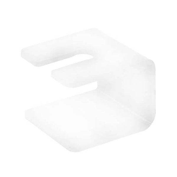 Soporte perla para maquinilla de afeitar el cubo en acrílico transparente
