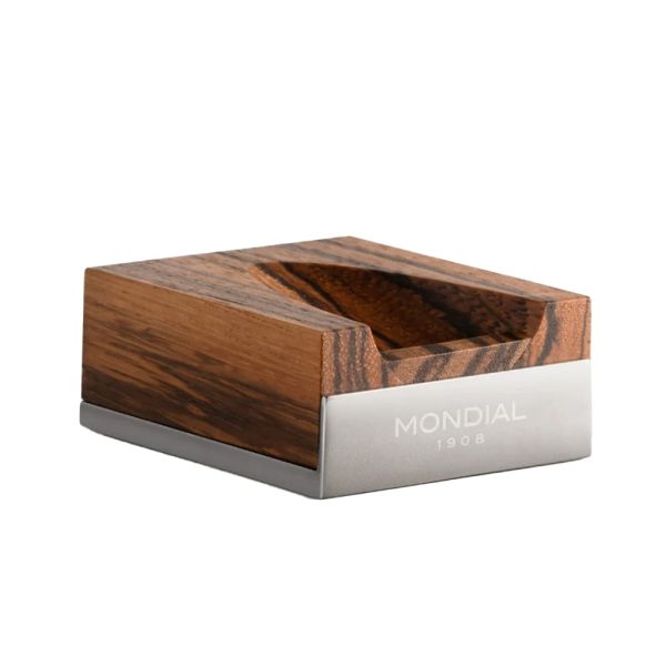 supporto-per-pennello-da-barba-Mythos-Zebrano.jpg Soporte para brochas de afeitar Mondial Mythos Zebrano Madera