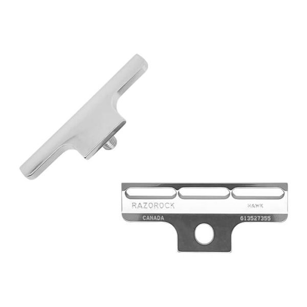 Cabezal Razorock para maquinilla de afeitar Hawk, peine cerrado estándar