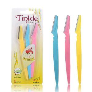 tinkle.jpg Kit de 3 piezas de afeitadora para cejas Dorco Tinkle