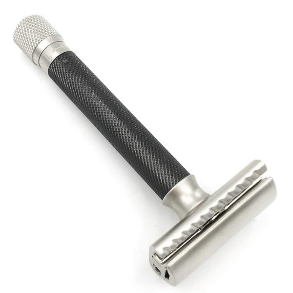 Variante de maquinilla de afeitar Parker ajustable negra