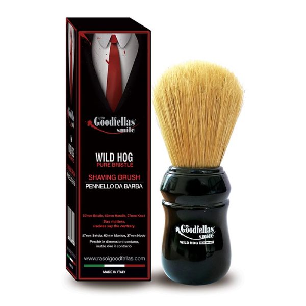 Brocha de afeitar Sonrisa de Goodfellas Wild Hog cerda pura 57mm